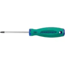 D71P2100 Отвертка стержневая крестовая ANTI-SLIP GRIP, PH2х100 мм JONNESWAY