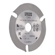Диск пильный 125х22.23 мм YG6A FASTER TOOLS 7293