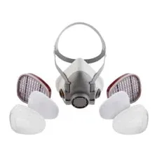 JETA SAFETY Полумаска 5500Р (размер М) с фильтрами 6510А1 с предфильтрами и с держателями (комплект)