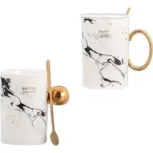Чайный набор Mon ami SET-94, кружка с ложкой и крышкой, 460 мл