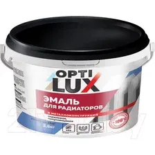 Эмаль Оптилюкс Для радиаторов акриловая 2.6 кг (белый)