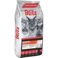 Корм для кошек Blitz Adult Cats Poultry, 4356, 10 кг