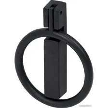  AKS кнопка мет. ROUND черный матовый,