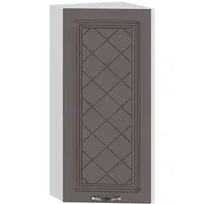 Шкаф навесной Трия Бьянка 1В3Т (белый/дуб серый)