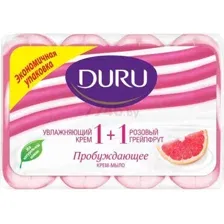 Крем-мыло DURU 1+1 Розовый грейпфрут 4*80г