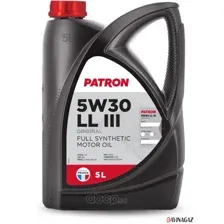 Моторное масло Patron Original 5W30 LL III 5л