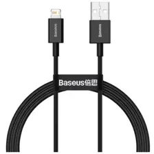 Кабель Baseus Superior, Fast Charging Data USB to iP 2.4A, Black, CALYS-A01, 1 м