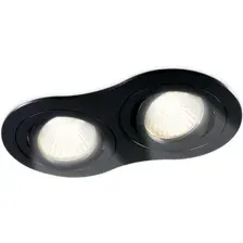 Точечный светильник Ambrella light TN102507/2 BK (черный)