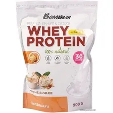 Протеин сывороточный (концентрат) Bombbar Whey Protein (900 г, крем-брюле)