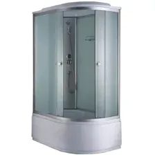 Душевая кабина Coliseum Симпл Т-120 L (белый/матовое стекло)
