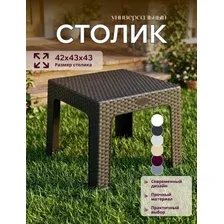 Садовый стол Mega-Plast Bistro (антрацит)