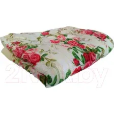 Одеяло Angellini 2с322о (200x220, желтый/розы)