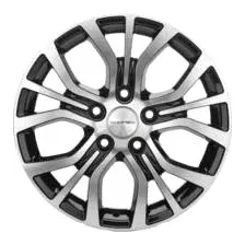 Литые диски Khomen KHW1608 Grand Vitara 16x6.5" 5x114.3мм DIA 60.1мм ET 45мм (Black FP)