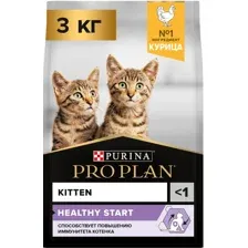 Сухой корм для котят PURINA PRO PLAN Original Kitten курица 3 кг