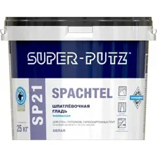 Шпатлевка готовая SUPER-PUTZ SP 21 Spachtel шпатлевочная гладь финишная (25кг, белый)