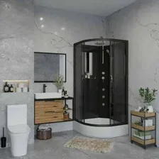 Душевая кабина Niagara NG-6501-14BKTG 90x90x200