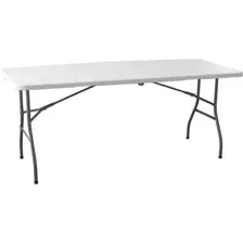 Стол складной пластиковый Calviano 180-2 light (с чехлом)
