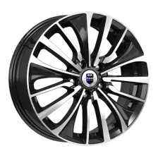 Литой диск K&K Flanker 17x6.5" 4x100мм DIA 60.1мм ET 41мм Алмаз черный