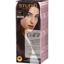 Крем-краска для волос Studio Professional Ultima Color тон 4.68 божоле