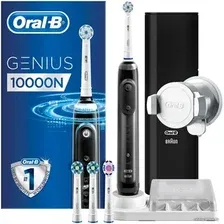 Электрическая зубная щетка Oral-B Genius 10000N D701.545.6XC (черный)