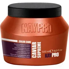 Маска для волос Kaypro Color Care Caviar Supreme защита цвета для поврежденных волос (500мл)
