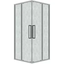 Душевой уголок Grossman Cosmo 80x80x195 300.K33.02.8080.10.02 (хром/шиншилла стекло)