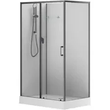 Душевая кабина Aquanet Passion Evo 120L (черный)