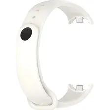 Силиконовый ремешок Rumi Metalfix для Xiaomi Smart Band 8 / 9 (бежевый)