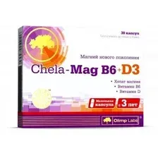Комплекс Olimp labs Хела-Маг Б6+Д3 (30 капсул)