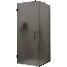Душевой уголок MaybahGlass MGY-1307-6 (графит матовый стекло/черный)