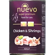 Влажный корм для кошек Nuevo Chicken & Shrimps / 95108 (400г)