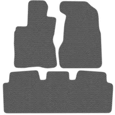 Комплект ковриков для авто Alicosta Honda CR-V II (suv / RD8) 2004 - 2006 (серый, ромб)
