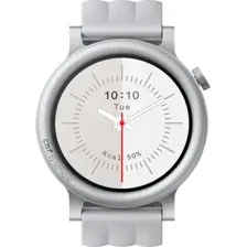 Умные часы CMF Watch 3 Pro (светло-серый, серый силиконовый ремешок)