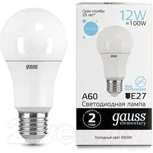 Лампа Gauss Elementary E27 12W 6500К / 23232