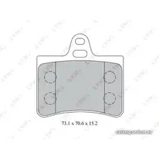 Тормозные колодки LynxAuto BD2210