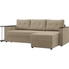 Угловой диван Mio Tesoro Атланта 110 (Savana Camel)