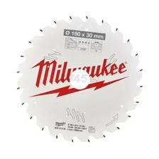 Диск пильный 190х30 мм 24 зубьев MILWAUKEE (4932471300)