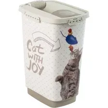 Контейнер для корма Rotho Cody Cat with Joy 25 л (белый)