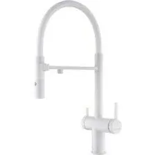 Смеситель Paulmark Gravity Gr213888-WH (белый/белый матовый)