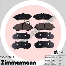 Тормозные колодки дисковые передняя ось ZIMMERMANN 24595.185.1