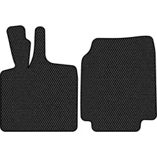 Комплект ковриков для авто Alicosta Smart Fortwo (хэтчбек 5 дв / W450) 2003 - 2007 (черный, ромб)
