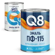 Эмаль ПФ-115 FORMULA Q8  ЧЕРНАЯ 1,8 кг