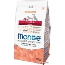Сухой корм для собак Monge Mini Adult Salmon and Rice 800 г