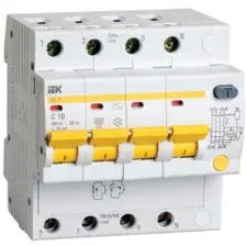 Дифференциальный автомат IEK АД14 4Р