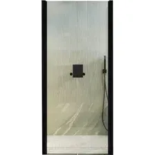 Душевая дверь MaybahGlass 198x89 / MGD-423-6 (прозрачное стекло/черный)