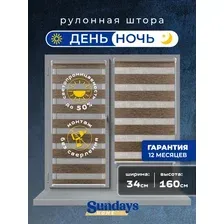 Шторы день-ночь Sundays Home ДН LB 134-08 34х160 (медный)
