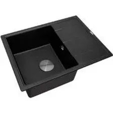 Кухонная мойка ZorG Rock 65 Premium black metallic