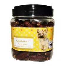 Лакомство для собак O'dog Колбаски. Мясо утки (750г)