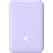 Внешний аккумулятор Baseus Magnetic Mini Air Wireless Fast Charge Power Bank 20W 6000mAh (сиреневый)