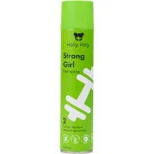Лак Holly Polly Strong Girl Супер Объем и Сильная Фиксация 250 мл